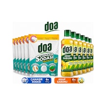 Arap Sabunu 1l X6 + Çamaşır Sodası 500 Gr X6 12 Li Mega Avantajlı Temizlik Set - 881050000 Diğer