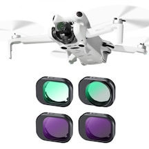 K&f Concept Djı Mini 4 Pro İçin Nd / Uv / Cpl Filtre Seti Cpl + Uv + Nd8 + Nd16
