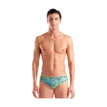 Arena Snakeskin Briefs Erkek Yeşil Yüzücü Mayosu 010162506