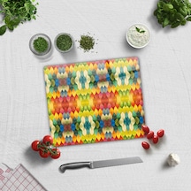 Cam Kesme Tahtası -cam Kesme Tablası Renk Cümbüşü 29cm X 34cm