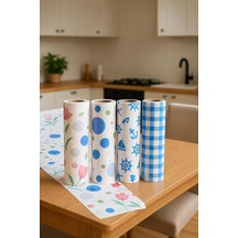 40 Adet Kullan At Masa Örtüsü Sıvı Geçirmez 4 Rulo Tek Kullanımlık 100x120 Cm Sofra Kağıdı Beyaz