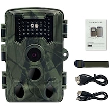 Pr1000 36mp 1080p Gündüz Gece Fotoğraf Videosu Kamera Çekme Siyah