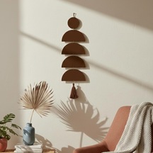 Bohem Tarz Ahşap Duvar Süsü Geometrik Duvar Dekoru Minimalist Salon Yatak Odası Ev Dekorasyon Çok Renkli