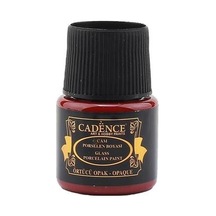 Cadence Cam Porselen Boyası 575 Koyu Kahve 45ml Kahve Rengi Kahverengi
