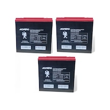 Monero 12v-24 Amper Dik E-bıke Akü 3'lü Paket 20 Amper Ebatları İle Aynı Ebatlar: 180 X 78 X 170mm