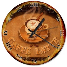 Caffe Latte Tasarım Duvar Saati
