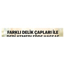 Deri Delme Pensesi 6 Uçlu Ayarlanabilir Kemer Delme Aleti Profesyonel Kullanım Belirtilmemiş