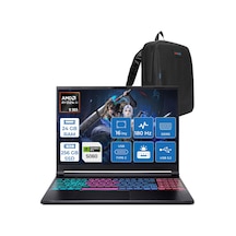 Acer Nitro 16S AI AN16S-61-R5E5 NH.QXUEY.001F01 Ryzen AI 9 365 24 GB 256 GB SSD RTX5060 16" Free Dos Dizüstü Bilgisayar + Çanta