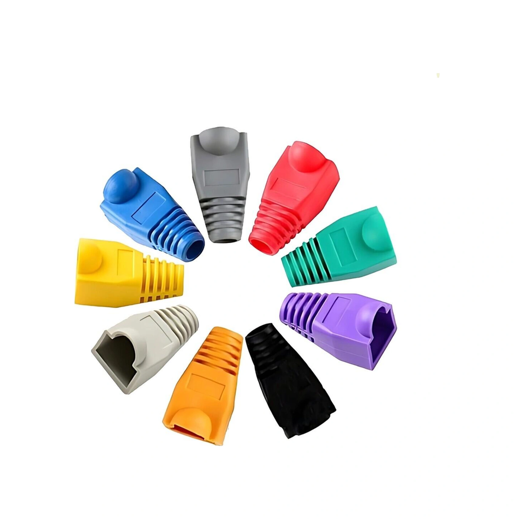 M107kb Rj45 Kılıf/5000 Adet-cat6 Cat6e Cat5 Cat5e Uyumlu/rj45 Siyah Kılıf Boot-rj45 Cat5 Cat6 Kılıf-116196