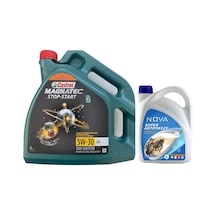 Castrol Magnatec A5 5W-30 Tam Sentetik Motor Yağı 4 L + Antifriz 3 L