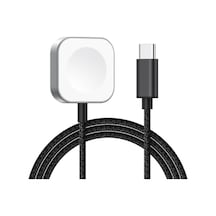 Rogfer İos Watch Uyumlu Type-c Arayüzü İçin Manyetik Şarj Cihazı Siyah , Boyut:type-c