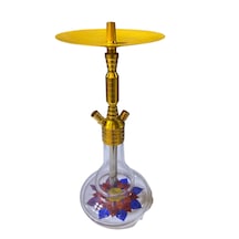 Jovo Sarı Metal Nargile Takımı