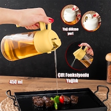 Porsima Alk-3157 Çok Amaçlı Cam Sprey Şişe Yağlık Yağdanlık Sarı