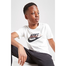 Nike Sportswear Air Max Kids Tee Grafik Baskılı Çocuk Tişört Beyaz