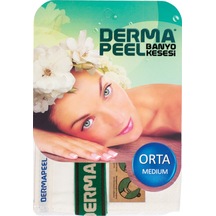 Dermapeel Orta Floş Banyo Kesesi Beyaz