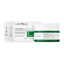 Anyong Cica Tiger Grass Ton Eşitleyici Ve Kızarıklık Karşıtı Krem Medium 20 Spf 30 Ml Orta Cilt Tonları