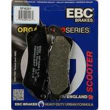 Ebc Sfa281 2001-2009 Honda Fjs 600 Silverwing Abs Uyumlu Ön Fren Balatası Organik Balata