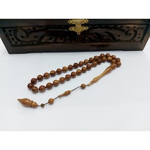 Mehmet Erbabacan Usta İmzalı Beyzi Kesim Doğal Kuka Tesbih 9x10