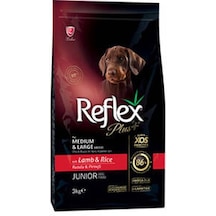 Orta Ve Büyük Irk Kuzulu Ve Pirinçli Yavru Köpek Maması 3 Kg