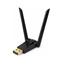 Trıo W136 300mbps Realtek Rtl8192eu Kablosuz Wifi Adaptör, Çift Antenli Usb Wireless Dongle, Pc Laptop Notebook İçin Usb Wifi Alıcı, Windows 10/11 Uyumlu Tak Çalıştır Kablosuz İnternet Adaptörü