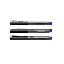 Faber Castell Needle 5405 0.5 İğne Uçlu Roller Kalem 3 Adet Mavi