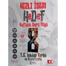 İsem Hızlı İsem 8.sınıf Lgs Hedef İnkılap Tarihi Haftalık Ders Fö