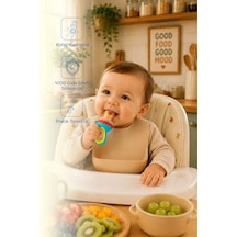 Babyjem Silikon Yumuşak Uçlu Meyve Süzgeçi Sebze Emziği Renkli