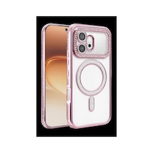 Huawei Honor 600 Joke Simli Magneticsafe Kılıf - Pembe