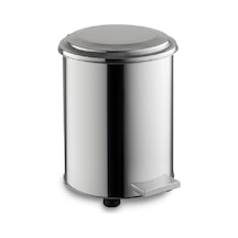 Safell Paslanmaz Pedallı Çöp Kovası 90 Lt Metal
