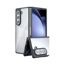 Jenerik Samsung Galaxy Uyumlu Z Fold 5 Kılıf Blur Fold Kapak - Siyah