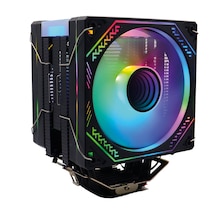 Zoko Ice Pro Bp6 Siyah Auto Rainbow Fanlı Kule İşlemci Fanı Zoko Ice Pro Bp6 Siyah Auto Rainbow Fanlı Kule İşlemci Fanı