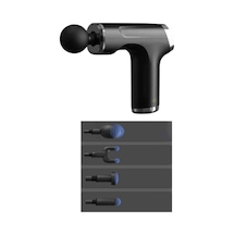 Mey İthalat 6 Hız Ayarlı Şarjlı Masaj Tabancası Kas Derin Doku Masaj Cihazı Acı Kahverengi