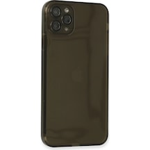 Apple iPhone Uyumlu 11 Pro Max  Kılıf Fly Lens Silikon  - Siyah