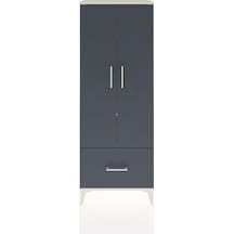 Arges Dolap 4 Raflı Tek Çekmeceli 2 Kapaklı 60x30x163 Aytaşı-... Aytaşı