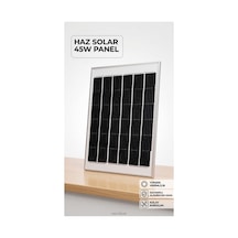 Haz Solar 45w Güneş Paneli Solar Panel Karavan Kamp Tekne Akü Şarj Bağ Evi Güneş Enerjisi