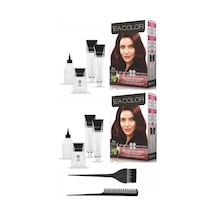 Sea Color Boya 4.6 Kestane Kızılı 2 Adet+Boya Tarağı+Fırça