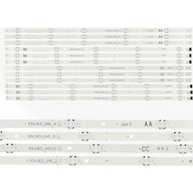 SMARTLED-1080 LG, 65UK6100PLB, 65UJ630V LED BAR, LG INNOTEK 17Y 65İNCH, 65UJ63_UHD_A, 65UJ63_UHD_B, 65UJ63_UHD_C, 65UJ63_UHD_D, 12 ADET LED BAR, EASTE