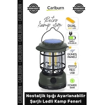 Kampfeneri Retro Vintage Usb Dekoratif Bahçe Nostaljik Işığı Ayarlanabilir Şarjlı Ledli Kamp Feneri Çok Renkli