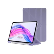 Honor Pad X9 11.5 İnç Tablet Uyumlu Kılıf, Katlanır Kalemlikli Standlı Uyku Modlu Akıllı Kapak, Arka Kapak