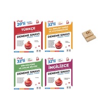 Nartest Lgs 8. Sınıf Türkçe İnkılap Din İngilizce Sözel Dersler 4lü Deneme Seti + Telefon Standı