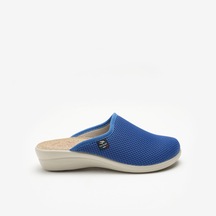 6037-pale Turquoise Terlik Kadın T4 368 Fe Anoia Fly Flot Cloth Slipper 6037-avio / 6014-bordo