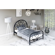 Metalia Gm 118 Baby Tek Kişilik Metal Karyola 90X190 Siyah