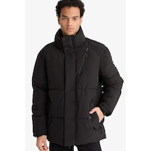 Defacto Su İtici Regular Fit Dik Yaka İç Cepli Fermuarlı Cepli Mont F5711ax25wnbk27 Siyah-bk27