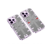 Durukar Apple iPhone Uyumlu 13 Pro Max Kılıf Mekanik Bumper Kapak - Derin Mor