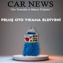 Car News Pelüş Oto Yıkama Eldiveni