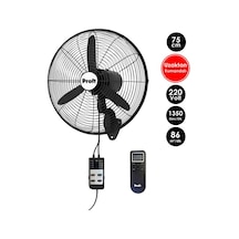 Proft Flw-750-hrı Uzaktan Kumandalı Duvar Sarkıt Tip Vantilatör 75 Cm