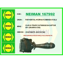 Bescher Far Sınyal Korna Kumanda Kolu Clıo Iv-trafıc Iıı-twıngo Iıı-captur 09 On/arka Sıs Neıman 167992 255675887r 8201167992