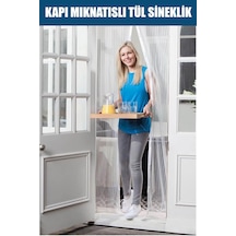 105x205cm Mıknatıslı Kapı Tülü Sineklik Tül