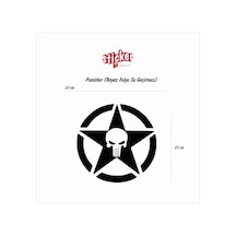 Punisher Beyaz Renk Sticker (188059409)