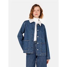 Colins Mavi Kadın Ceket Cl1070874 Q1.v1 Dn43748 Denim